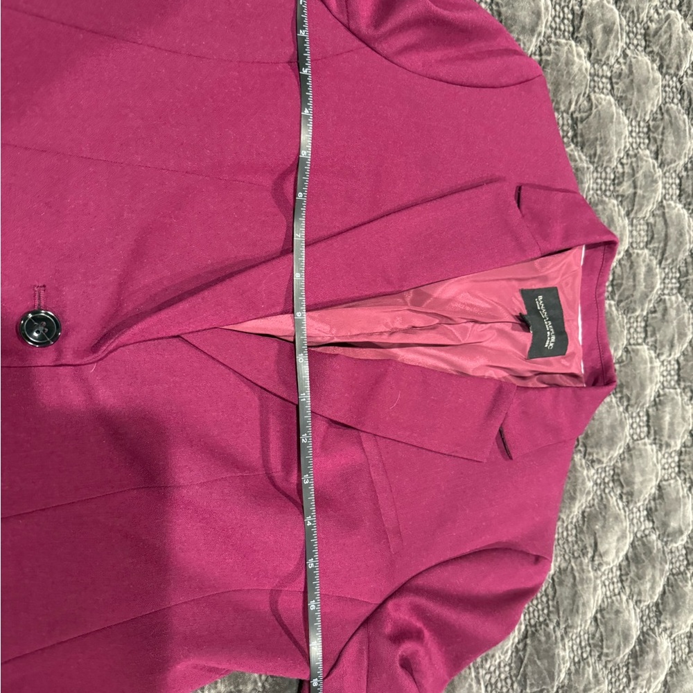 Banana Republic Burgundy Blazer - Picture 3 of 3